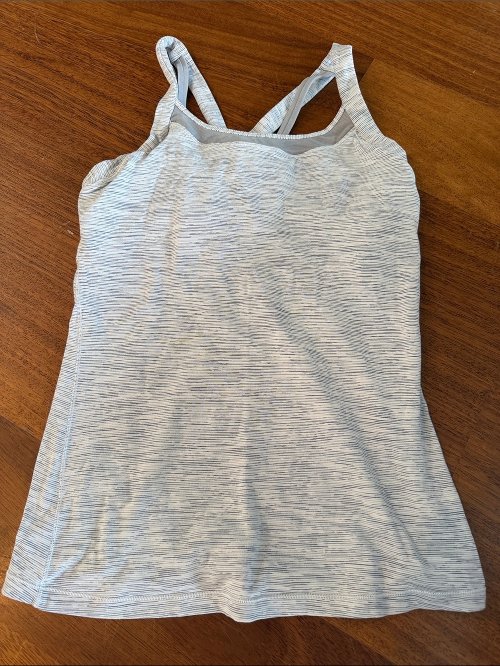 lululemon athletica Light Blue Heather Strappy Camisole